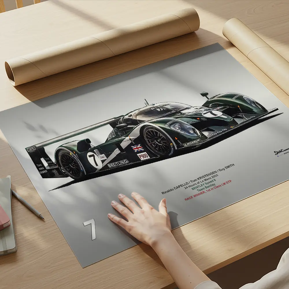 C230708 BENTLEY SPEED8 LM2003 #7 WINNER P64F CAP copy00.webp