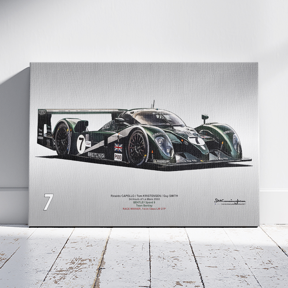 [C230708] C230708 BENTLEY Speed 8 Le Mans 2003 #7 WINNER