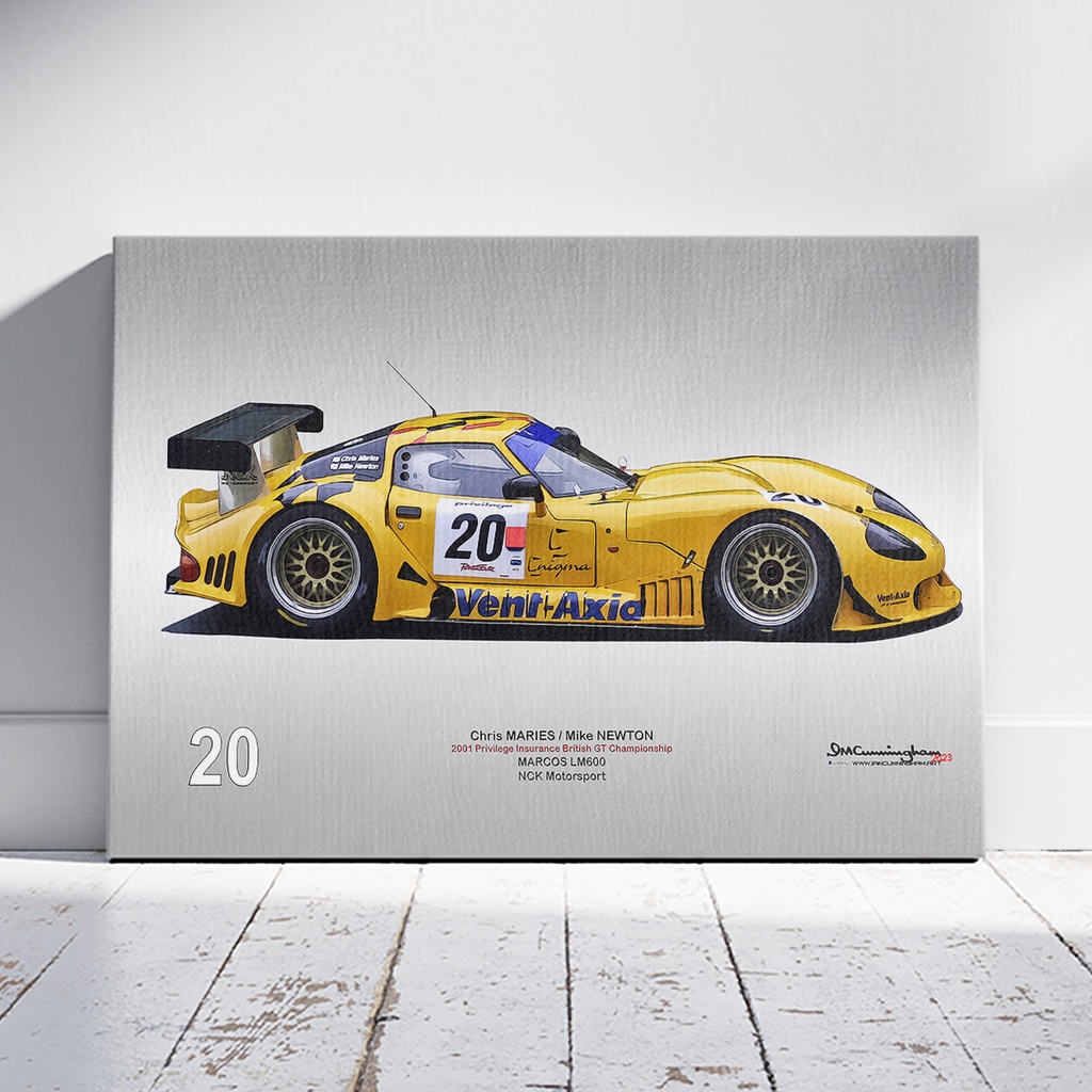 [C231002] C231002 MARCOS LM600 British GT 2001 NCK Motorsport #20 BrandsHatch