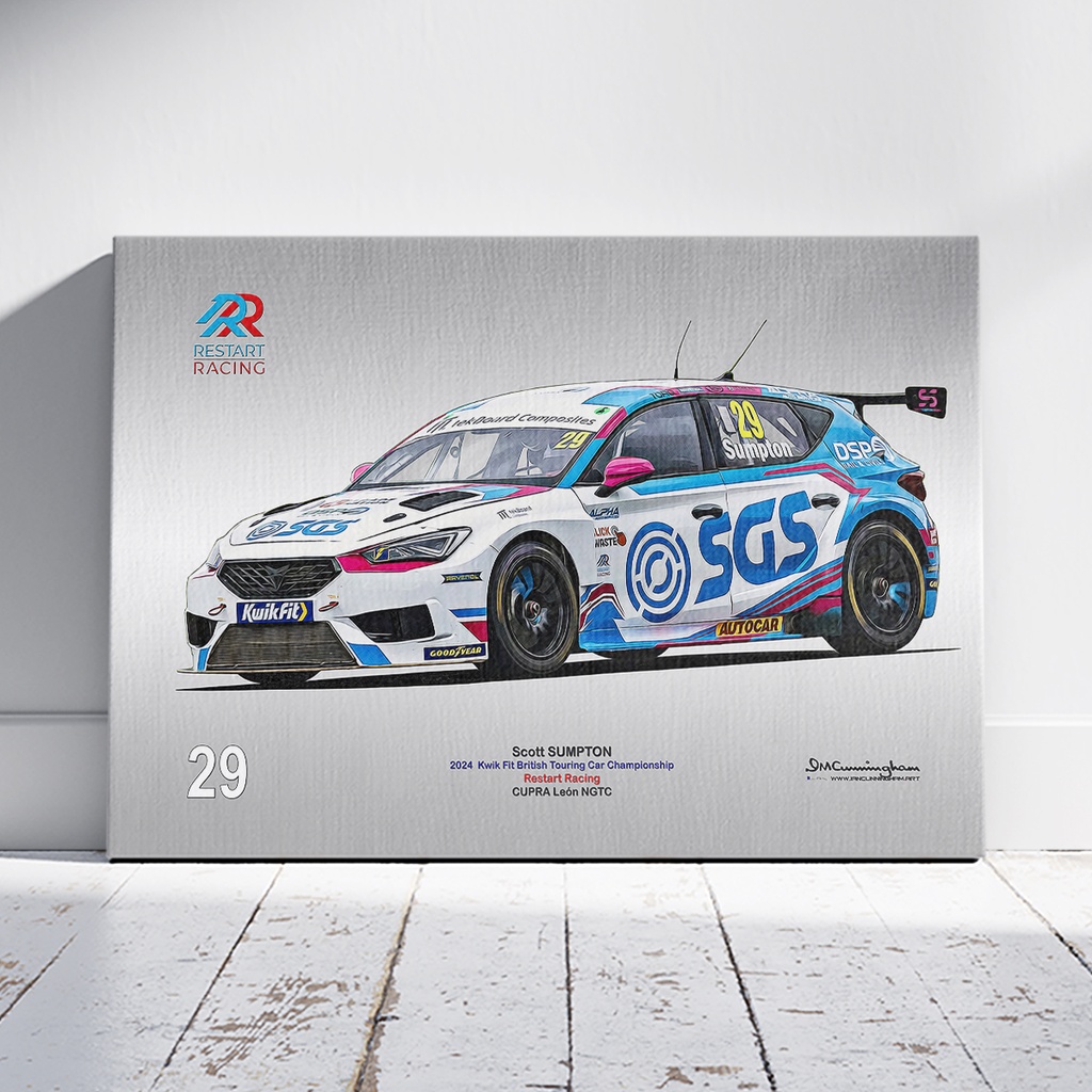 [C240402] C240402 Cupra Leon NGTC BTCC 24 Restart Racing SUMPTON #29