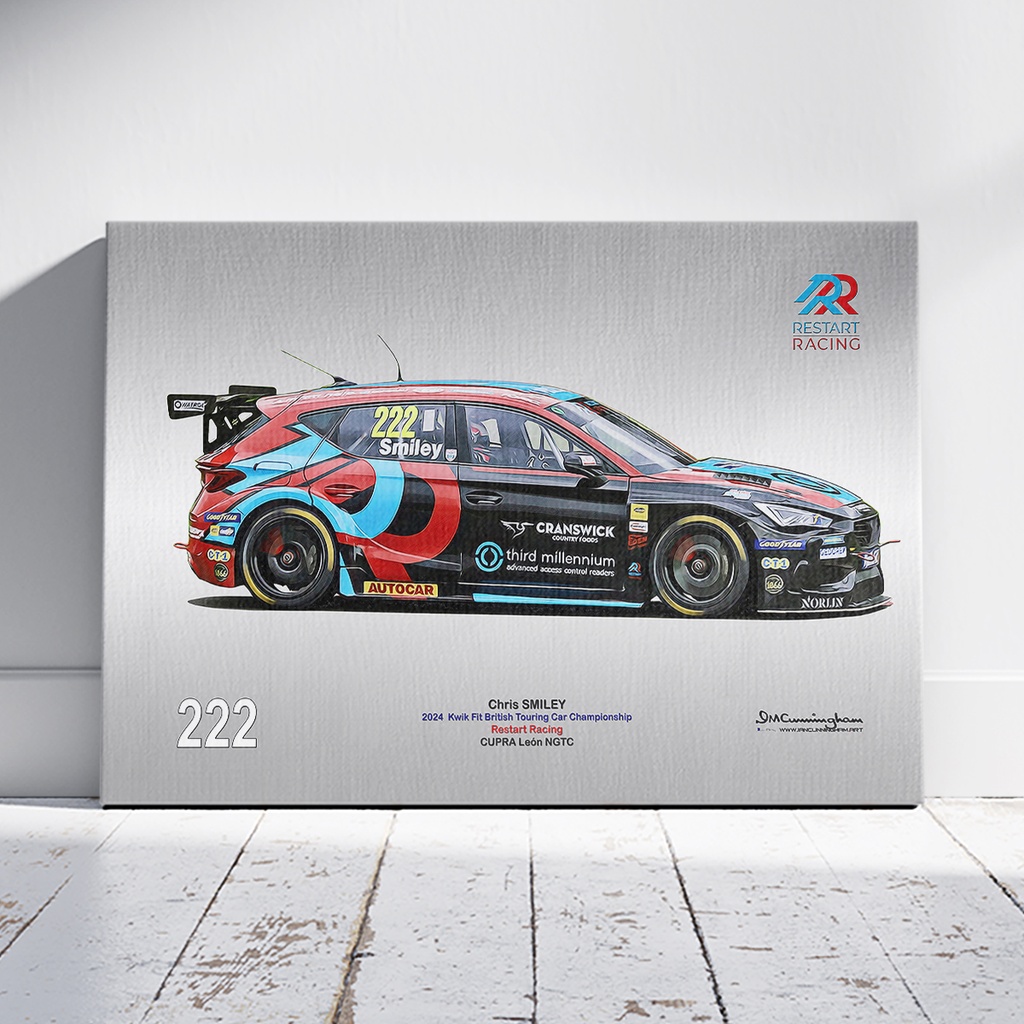 [C240408] C240408 Cupra Leon NGTC BTCC 24 Restart Racing SMILEY #222