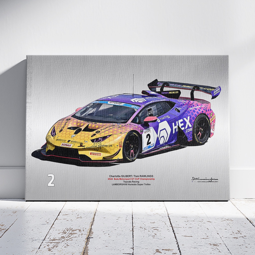 [C240602] C240602 Lamborghini Huracan ST GT Cup 24 Topcats Racing #2