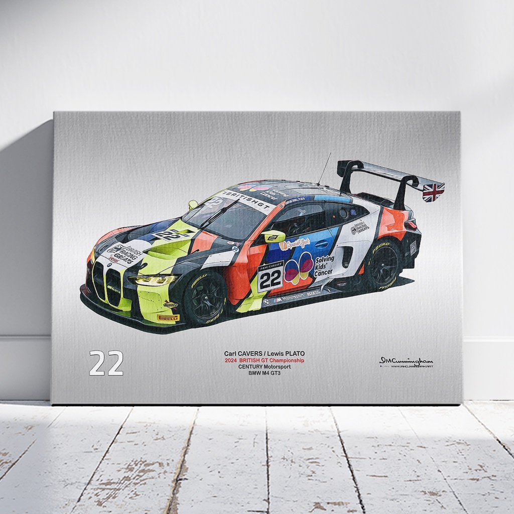 [C240902] C240902 BMW M4 GT3 British GT 24 CenturyMotorsport #22